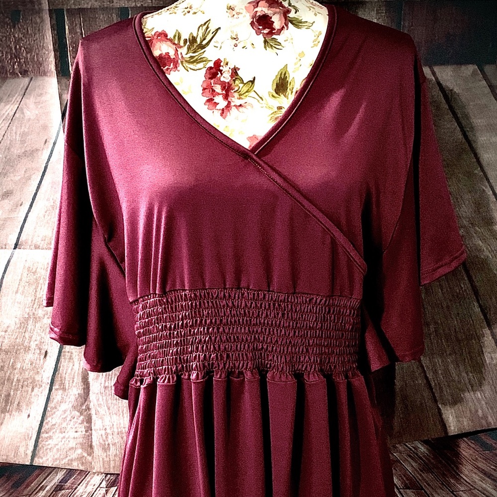 Butterfly sleeve top